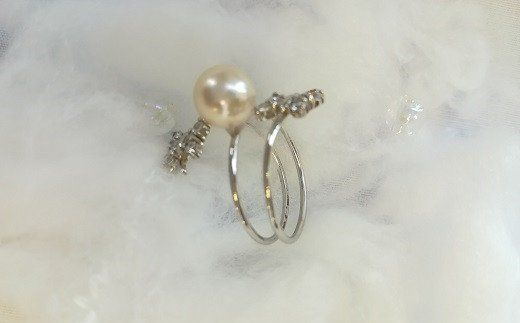 L-81あこや本真珠フリーサイズリング