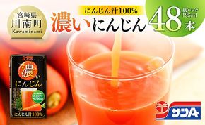 野菜ジュース サンA 濃いにんじん (にんじん汁100%) 48本セット 【 野菜飲料 野菜ジュース 飲料類 ジュース 】 [C03072]