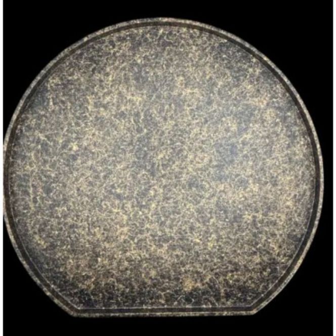 木製 半月トレイ 乱糸（マット仕上げ）漆黒［NF73］ 303446_CU90036VC04