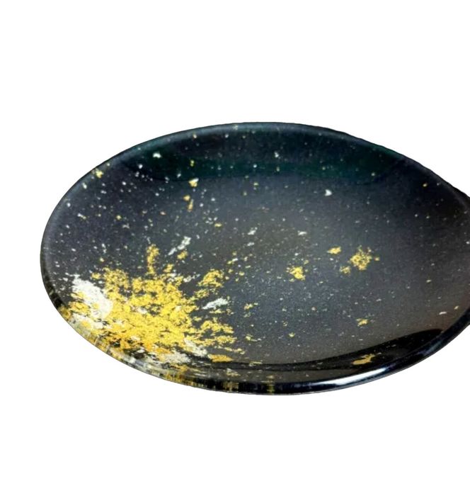 丸小皿 マジョ（金箔）レインボー［NF177］ 303446_CU90082VC01