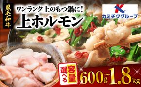 ＜容量選べる！＞ワンランク上のもつ鍋に！ 上ホルモン 600g～1.8kg　K002-004_SKU