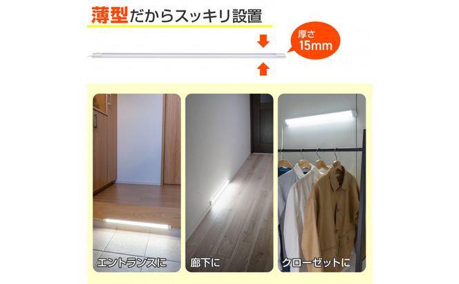 LED多目的灯 明暗人感60cm 昼光色ALT-3060PIR(D) 272183_AZ247