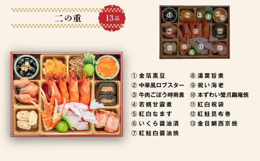 千賀屋謹製 2026年 迎春おせち料理「慶福」和風三段重 3～4人前 全35品　冷蔵