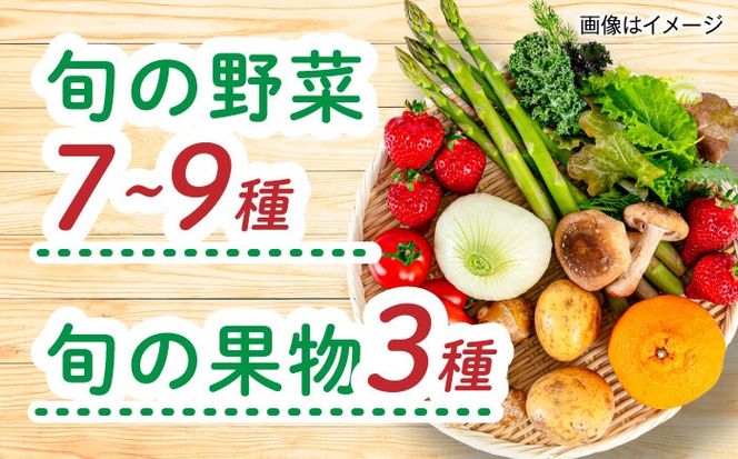 【全3回定期便】糸島産 肉 米 野菜 果物 厳選詰め合わせ MINORI BOX Lサイズ 糸島市 / emma.Inc / 米 肉 野菜 果物 詰め合わせ[AOP016]