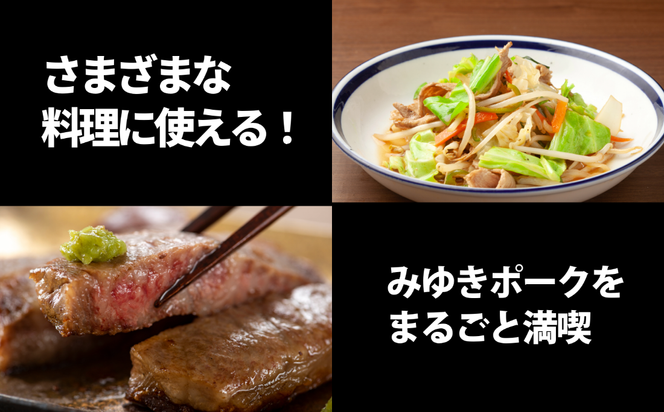 みゆきポーク味付焼肉＆肩ロース味噌漬けセット　（Bo-002） 