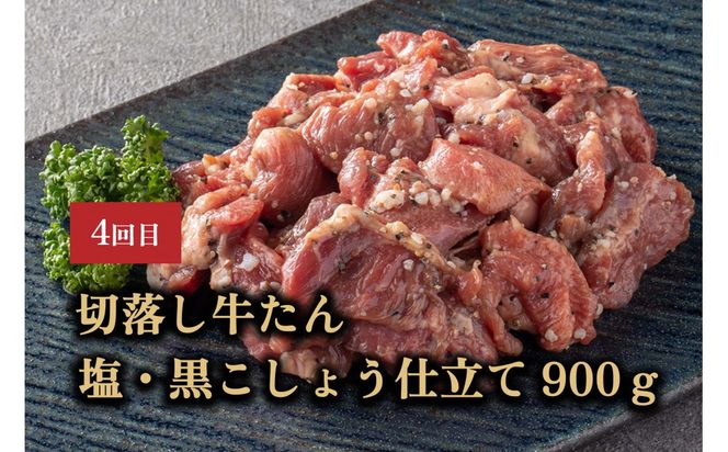 【定期便全5回】たんや善治郎 牛たん【肉 牛肉 タン 仙台 名物 グルメ 厚切り 焼肉 プレミアム バーベキュー ジューシー 柔らかい 食品 ギフト 風味豊か 旨味 冷凍保存 焼き方簡単 食べ比べ 】 041009_GA019