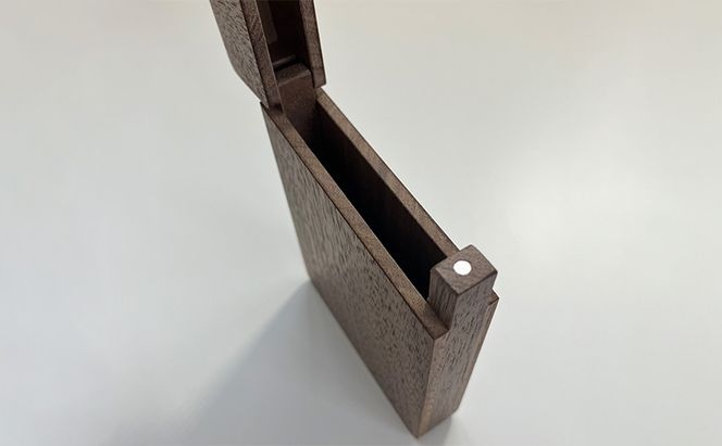 木製　名刺入れ（W）木製 ウォールナット プレゼント 贈り物