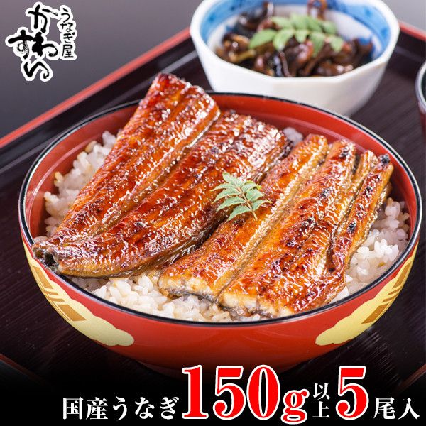 1169.【丑の日用】国産うなぎ蒲焼き大サイズ5本セット(A1169-1) 