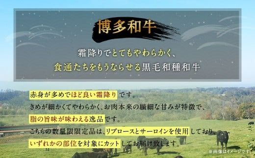 【数量限定博多和牛】 ロース しゃぶしゃぶ 約250g 博多和牛 和牛 国産牛 黒毛和牛 黒毛和種 牛肉 ロース肉 リブロース サーロイン お肉 肉 九州 福岡県 香春町 冷凍