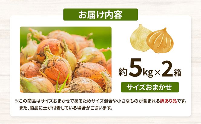 玉ねぎ 訳あり 香川県産 約10kg 約5kg × 2箱 サイズおまかせ サイズ混合 柔らか 甘い 肉厚 炒め物 メインディッシュ つけあわせ 付け合わせ 薬味 常温 たまねぎ 玉葱 野菜 五色青果 香川県 東かがわ市 46312768