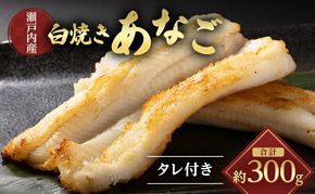 あなご 先行予約 山銀商店 白焼き あなご (合計約300g) 産地直送 穴子 魚介類