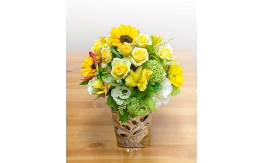 アレンジメント Sサイズ_イエロー/オレンジ系 142069_BN012VC01