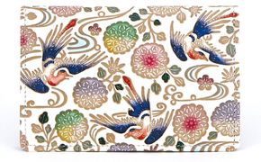 パスケース 花鳥 文庫屋大関 名刺入れ カードホルダー 名刺ケース 名刺ホルダー カード入れ 定期入れ 定期ケース 雑貨 生活雑貨 小物 革小物 革製品 本革 日用品 民芸品 工芸品 東京 東京都 墨田区