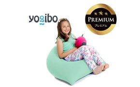Yogibo Pyramid Premium（ヨギボー ピラミッド プレミアム）＜ミント＞【ビーズクッション ビーズ 座椅子 椅子 クッション ビーズソファー ビーズソファ 新生活 プレゼント インテリア 家具 ベッド ゲーム】-[G777-17]