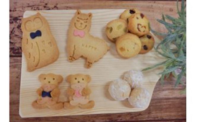 焼き菓子セット　あゆみオリジナルクリアファイル＆ノート付き！ お菓子 スイーツ 雑貨 日用品 文房具 愛歩 施設 