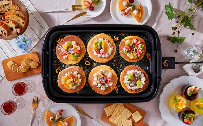 ホットプレート 大型 2枚 ワイド プレート アイリスオーヤマ キッチン 高評価 家電 キッチン家電 調理家電 電化製品 油落ち 焼肉 BBQ マルチプレート 電気プレート 卓上調理器 テーブルグリル 温度調節 SWHP-012-B アイリス 宮城 宮城県 大河原町