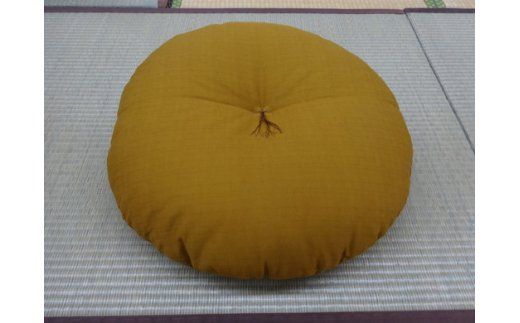  和室にも洋室にもピッタリ合う、本仕立の「もめん綿入り丸座」【CW47W1】
