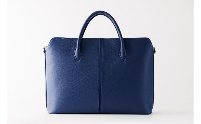 牛革ビジネストートバッグ＜ショルダー付＞【SOP004】 ファッション かばん デザイン 機能性 テフロン加工 国産牛革 贅沢 軽い アクセント 型押し 