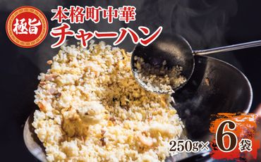 010B1472 【スピード発送】極旨 チャーハン 250g×6袋 本格町中華 冷凍炒飯 小分け 簡単調理 6人前