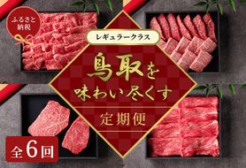 990.【和牛セレブ（鳥取和牛定期便：6回）】レギュラークラス《検索用ワード:牛肉 すき焼き ステーキ しゃぶしゃぶ 焼き肉 焼肉》 313726_BM023
