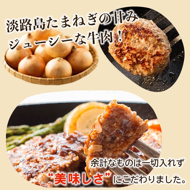【定期便12ヶ月】淡路島たまねぎプレミアムハンバーグ　10個×12ヶ月