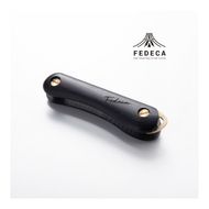 【FEDECA】キーオーガナイザー プレーンブラック 001186