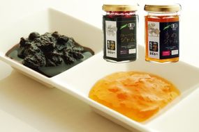 京都・喜右衛門  有機ブルーベリージャム（150g×2）と有機うめジャム（150g×1）〈有機 オーガニック 無添加 ジャム ブルーベリー ブルーベリージャム 梅 うめジャム 果物 〉