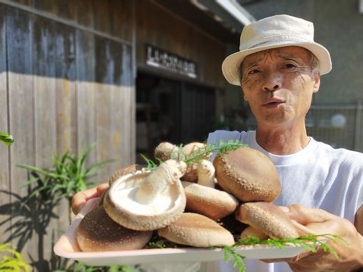 【1-280】地元中学生考案のオリジナルレシピ付き！原木生しいたけ約1kgセット【三重県松阪産】