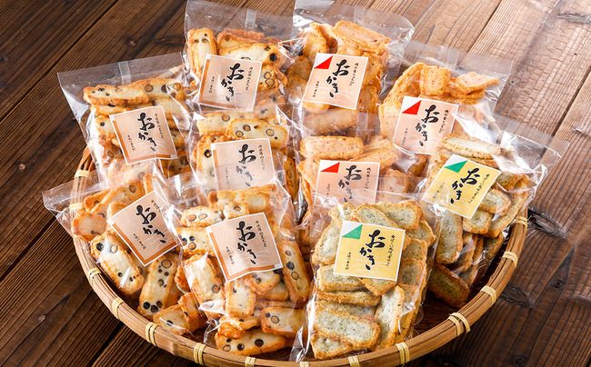 おかき 西田製菓 無選別おかき詰合せ1.2ｋｇ / 無選別黒大豆おかき120ｇ×5袋・無選別海老おかき120ｇ×3袋・無選別青のりおかき120ｇ×2袋 / 米菓 お菓子 お茶菓子 国産 豆おかき 海老おかき 青のりおかき 手土産 お取り寄せ プチギフト