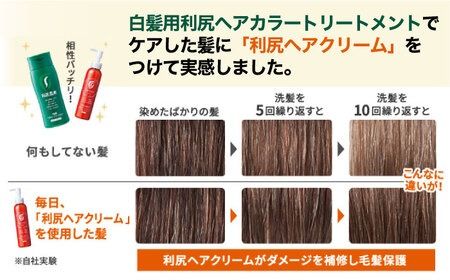 【2本入】 リシリッチ 利尻ヘアクリーム 糸島市 / 株式会社ピュール ヘアケア トリートメント[AZA141]