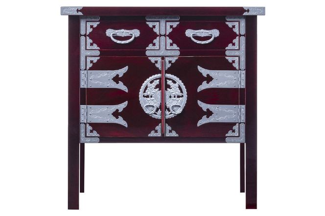 仙台箪笥 両開コンソール 木地呂漆塗り (申込書返送後、3ヶ月～8ヶ月程度でお届け) 欅産業 職人 おすすめ 船箪笥 [インテリア タンス 収納 家具 和 モダン 高級 和箪笥 小箪笥 伝統 工芸品 仏壇 仏具 神具 飾り棚 欅 漆塗 彫金 金具 装飾 仙台箪笥 船箪笥 舟箪笥 宮城 利府 欅産業]|06_kyk-450101