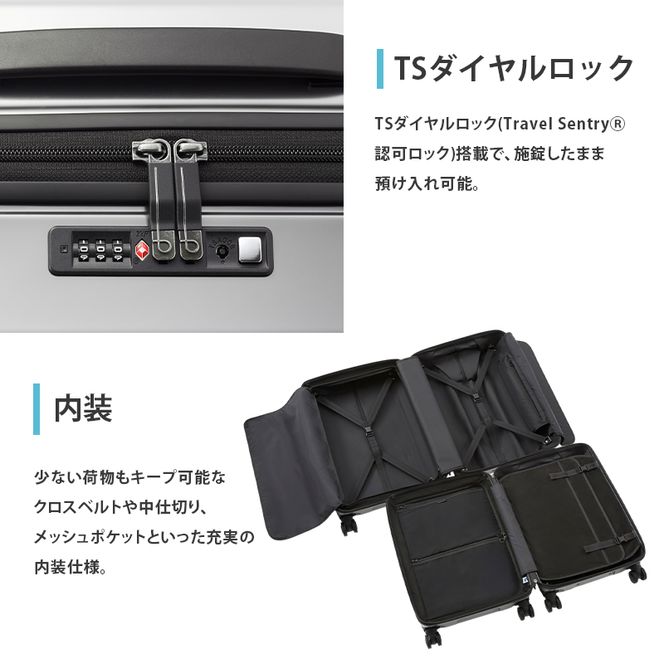 INRYU METALLIC 55 TR 03522 (10 マダーレッド) スーツケース 国産 日本製 56L キャリー バッグ 双輪 キャスターストッパー PROTECA 北海道 赤平市