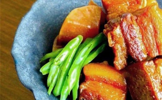 和食の定番！豚の角煮 6袋 国産豚肉 秘伝のタレ とろける 柔らかい ほろり 懐かしい味 醤油 温めるだけ 本格的 手軽 ご飯 お弁当 お酒 ボリューム シェア お歳暮 お中元 F6T-608