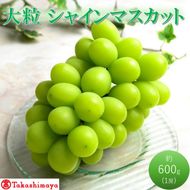 2027年 早期受付【高島屋選定品】大房 シャインマスカット 約600g×1房 岡山県高梁市産 個装箱入り 葡萄 ブドウ 贈り物