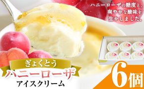 糖度17度の甘さ♪ハニーローザアイスクリーム 120ml 6個 熊本県 玉名郡 玉東町 すもも ハニーローザ アイス ぷらっとぎょくとう《60日以内に出荷予定(土日祝除く)》---gkt_prt_12_6k---
