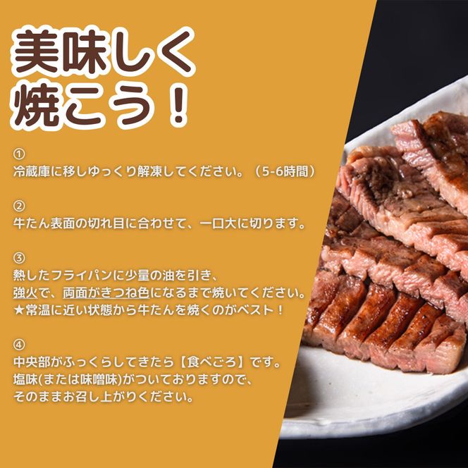厚切り仙台牛たん 塩味 400g【肉 お肉 にく 食品  ギフト】 041009_FD002