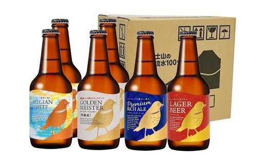 クラフトビール飲み比べ6本セット［B-GW2LP1］　※北海道、沖縄、離島への配送不可