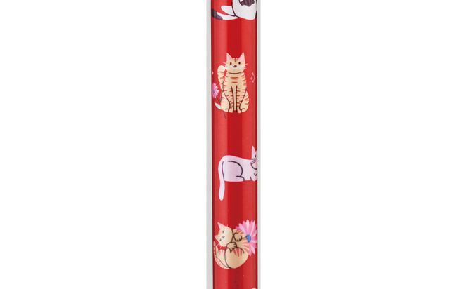 愛杖　プリティキャッツAN-12　レッド 141305_LY02VC02