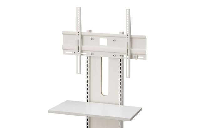 テレビ台 スタンドテレビ台 UTS-700R-OW オフホワイト テレビスタンド ハイタイプ おしゃれ アイリスオーヤマ テレビ台 壁掛け風 テレビ台 木目調 テレビボード スタンドテレビ台 省スペース スリム 高さ調節 自立 新生活 65型 65インチ