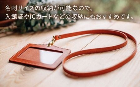 DURAM ID パスケース / 本革 レザー ストラップ 22001 糸島市 / 【Duram Factory】 ドゥラムファクトリー [AJE027] レザー 革製品 ギフト 贈答 定期入れ スリム メンズ レディース 定期券