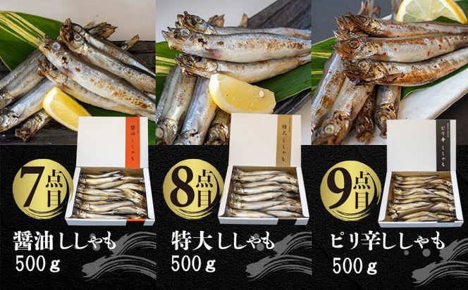 国内加工 水産物詰め合わせ 9点セット（Ａ）（切れてる鯖・切れてる赤魚・昆布しょうゆさば・醤油漬け赤魚・醤油ししゃも・醤油漬けうま辛春巻き・特大ししゃも・ピリ辛ししゃも）-[G395]