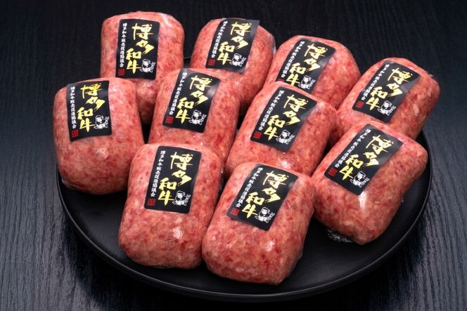 ハンバーグ 博多和牛 本格 手ごねハンバーグ 150g 10個 6回 隔月 定期便 総計 60個 [久田精肉店 福岡県 宇美町 um40bsi440050] 肉 牛肉 牛ミンチ 牛ハンバーグ 冷凍