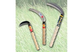 B-197 【豊稔鎌】ウェイビーグリップ付高級鎌　3本セット