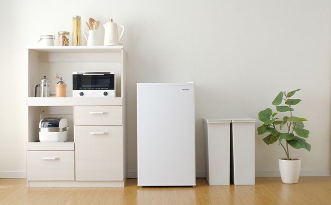 冷蔵庫 93L IRJD-9B-W ホワイト 冷蔵庫 小型 93L アイリスオーヤマ 一人暮らし ひとり暮らし 1ドア おしゃれ ミニ冷蔵庫 小型冷蔵庫 単身 寮 コンパクト 温度調節 7段階 右開き 省エネ