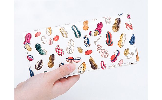 長財布 スッキリ大人の財布 束入れ ピーナッツ 文庫屋大関 お札を折らない 財布 レディース レザー 本革 革 文庫革 薄い スリム 軽量 スリム財布 レディース財布 お財布 札入れ 札束入れ 日本製 東京 墨田区