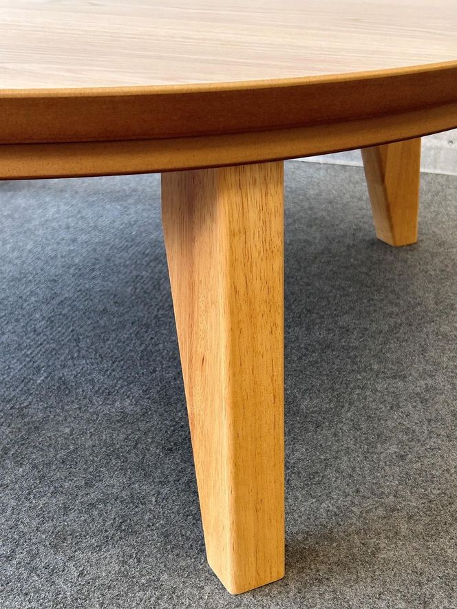 こたつ マイル 120丸サイズ　オーク色 372013_DX022