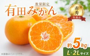BF6006n_【2026年先行予約】【赤秀 特選品】 有田みかん L,2Lサイズ 約5kg 【ミカン 蜜柑 柑橘 温州みかん 有田みかん 和歌山 贈答 ギフト】