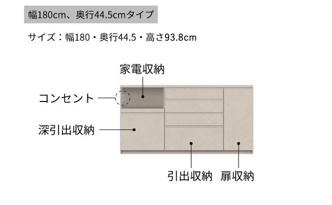 キッチンボード YS-S1800R下台  [No.1311]