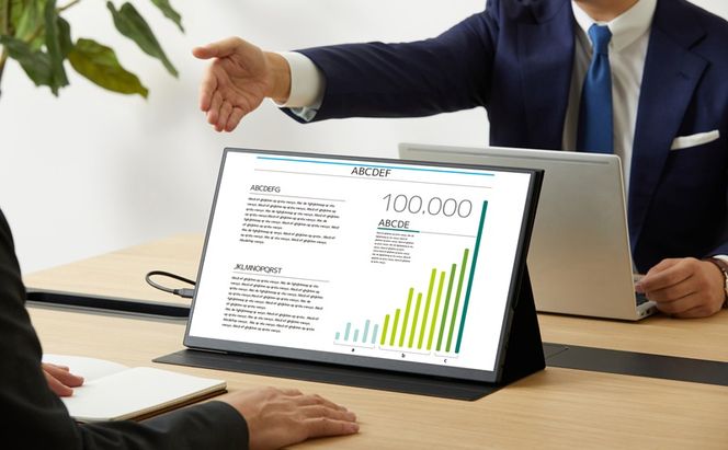 ポータブルモニター 18.5inch DP-EF184S-B ブラック アイリスオーヤマ モバイルモニター pcモニター 18.5インチ ゲーミングモニター USB-C minihdmi カバー付き 軽量 薄型 ノングレア