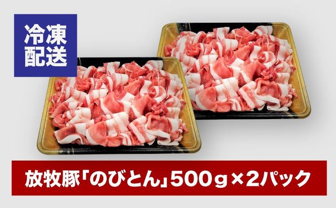 放牧豚「のびとん」スライスセット！500ｇ×2パック K25_0007_2